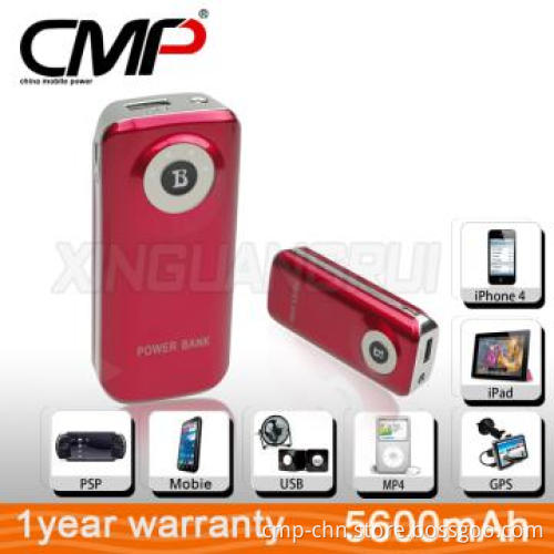 Retractable Power Bank with Micro USB